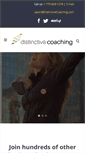 Mobile Screenshot of distinctivecoaching.com